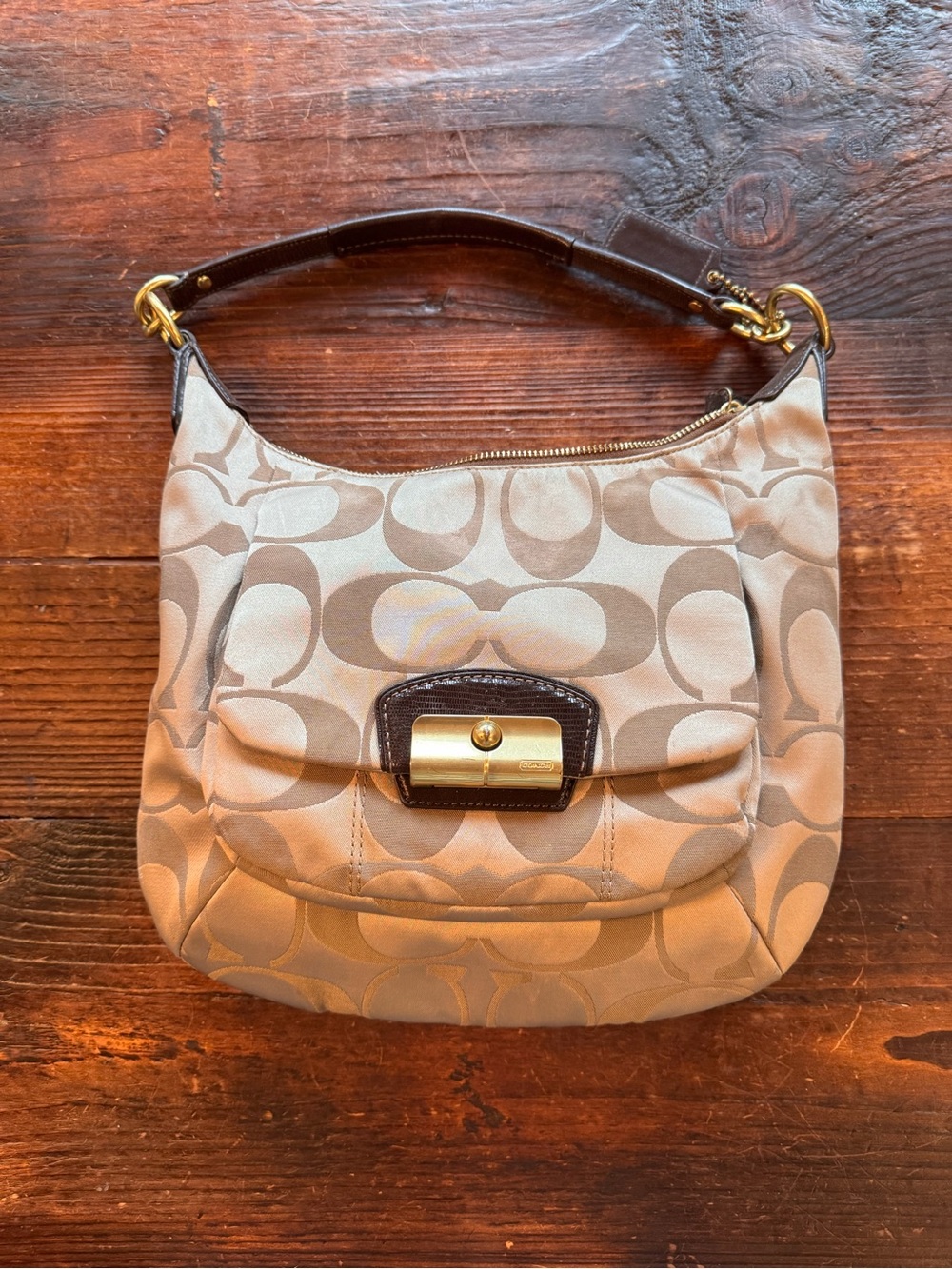Vintage Y2K Coach Signature Hobo